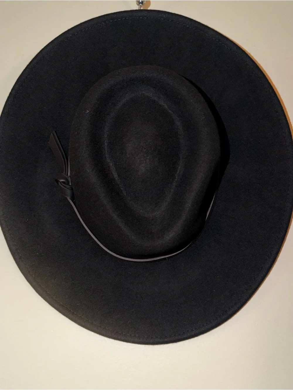 Classic Black Felt Fedora Hat